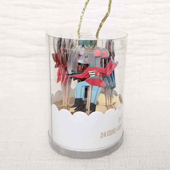 Meri Meri Christmas Nutcracker Ballet Party Picks Cupcake Toppers - Set of 24 - Picture 4 of 7